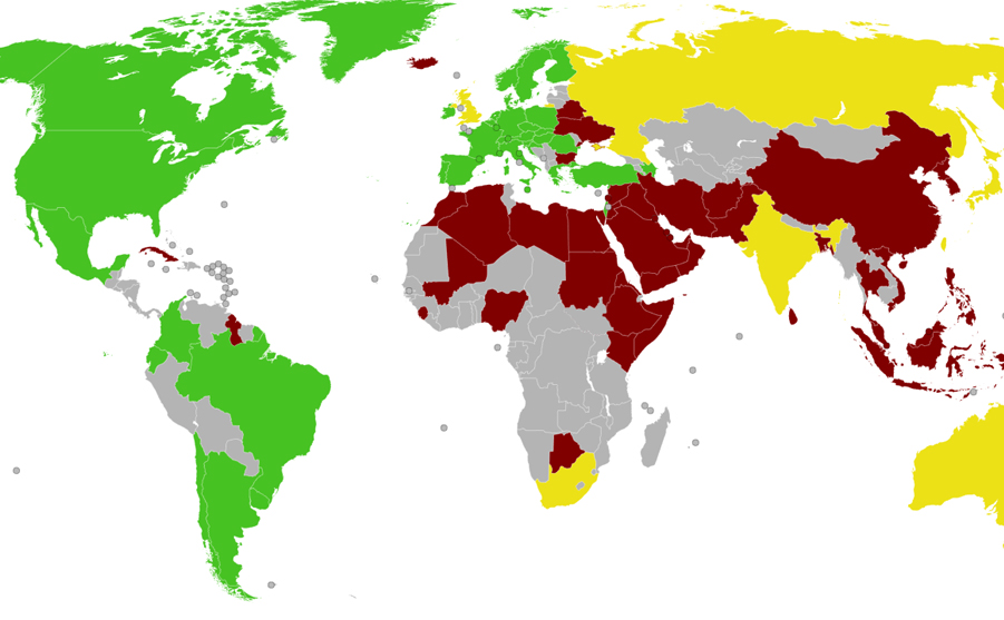 Where is Porn Access Restricted