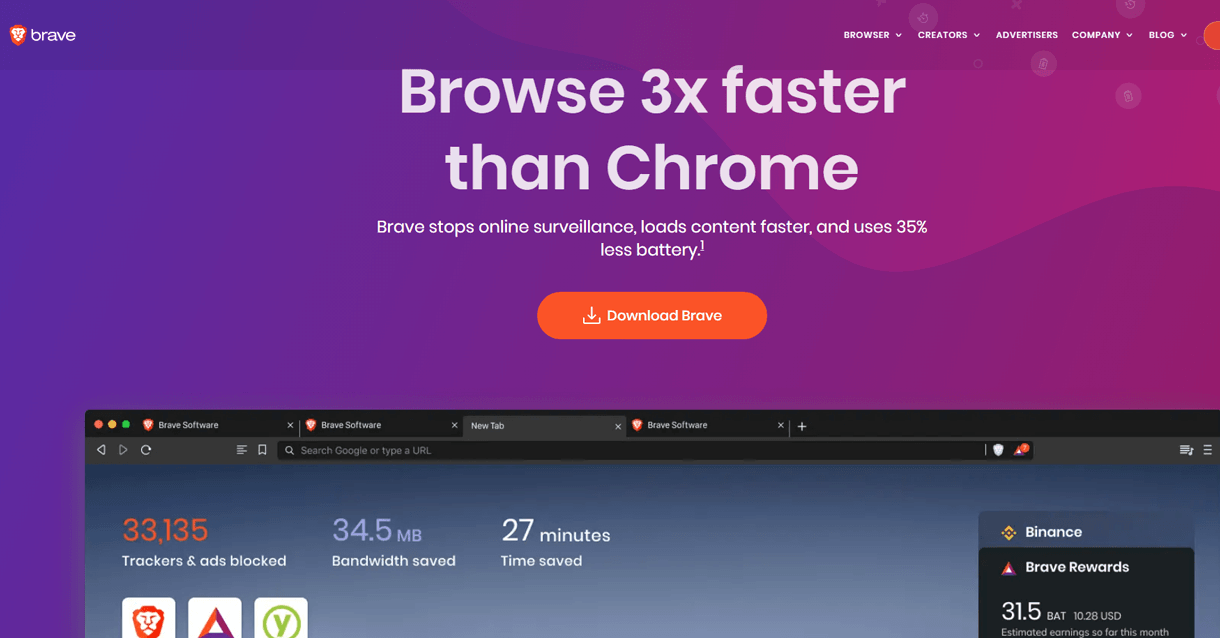 Adblocker Brave Browser