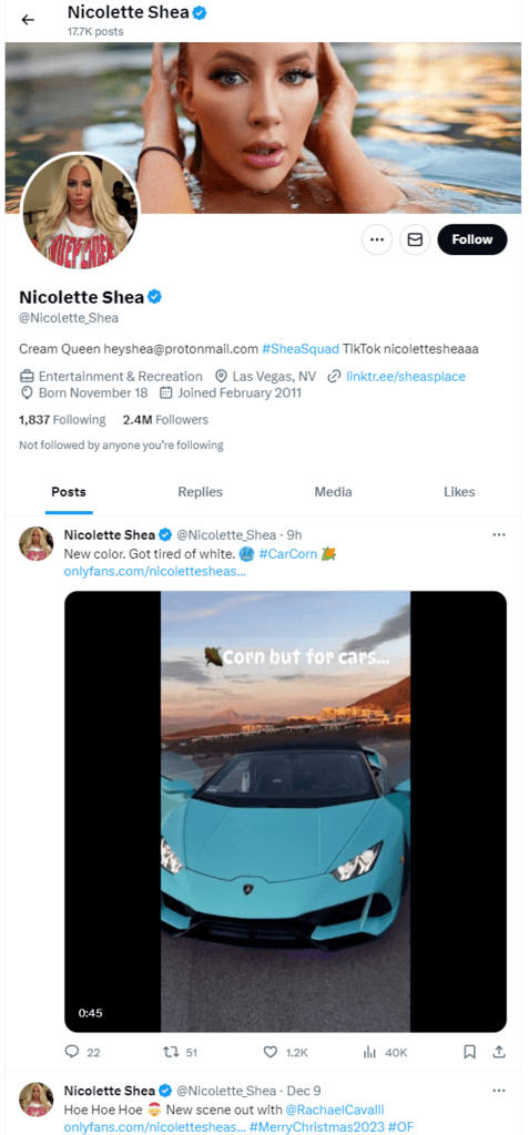 twitters adult universe revealing the top 10 most followed pornstars 6